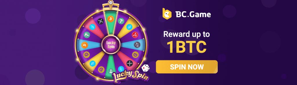 bcgame luckyspins bitcoin reward