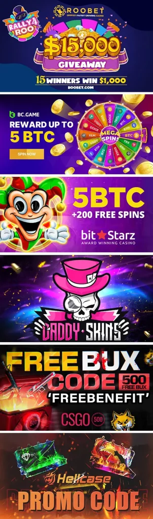 bitcoin casino codes